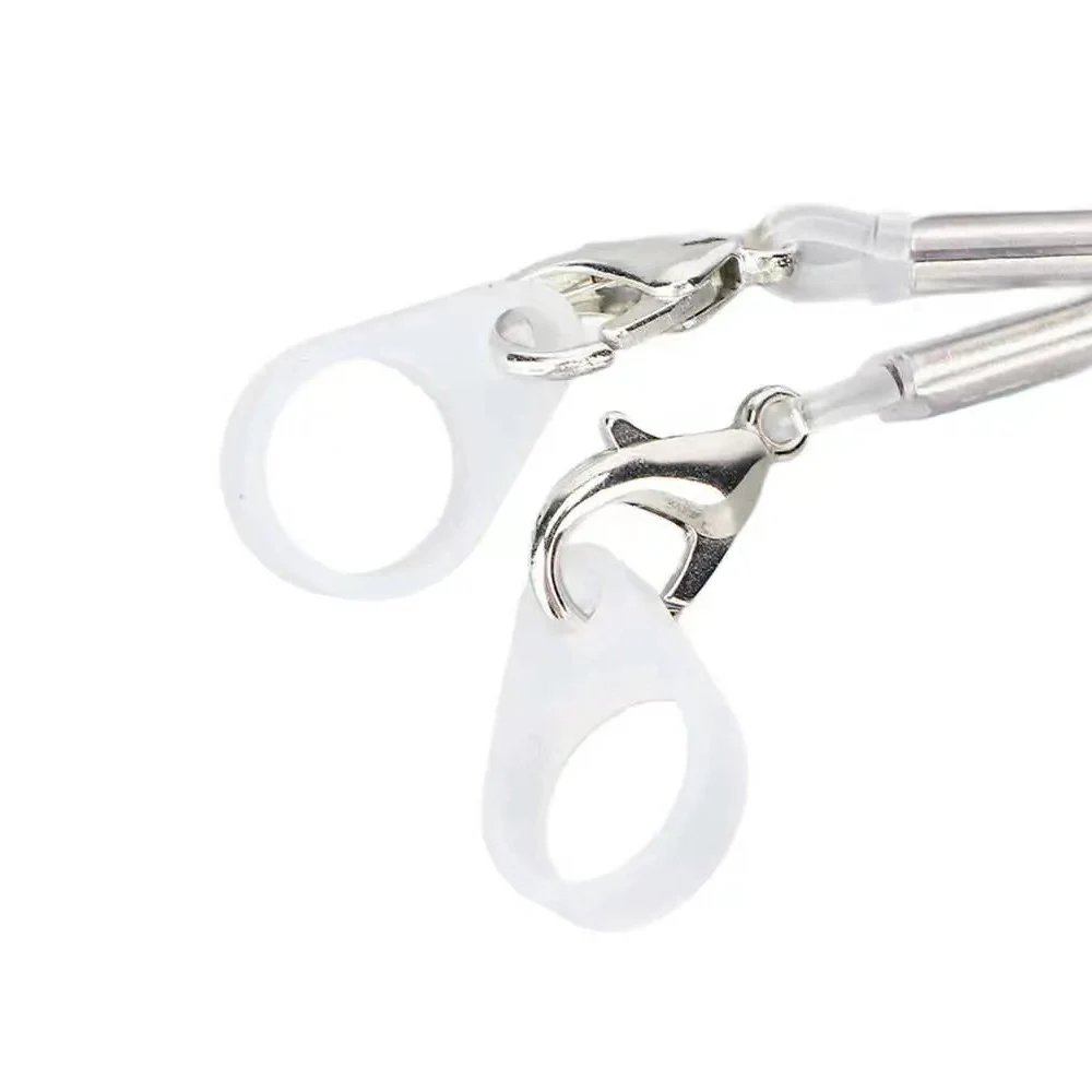 10pcs Hearing Aid Anti Lost Lanyard Silicone BTE Hearing Aid Clip Adaptor Replacement Accessories for Elderly Children Kid 5