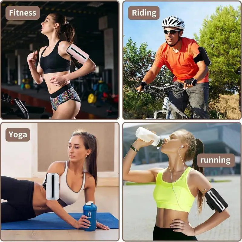 Running Arm Band Waterproof Sport Armbands Multifunctional Workout Supplies Portable Key Bag for Outdoor Activities