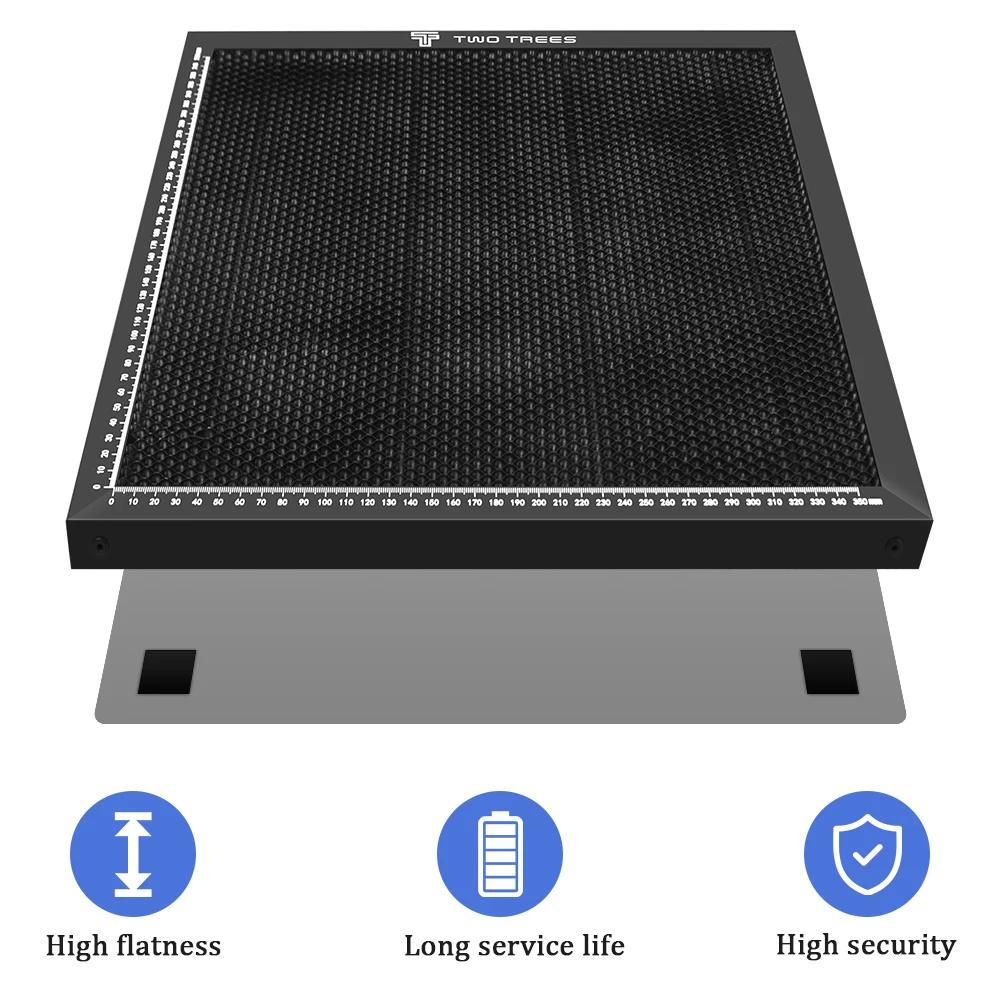 Laser Honeycomb Panel Laser Working Table 500x500mm For CO2 Cutting Machine/TT-5.5S Engraver TTS-55 TS2 Cutting Multiple Sizes — view 4