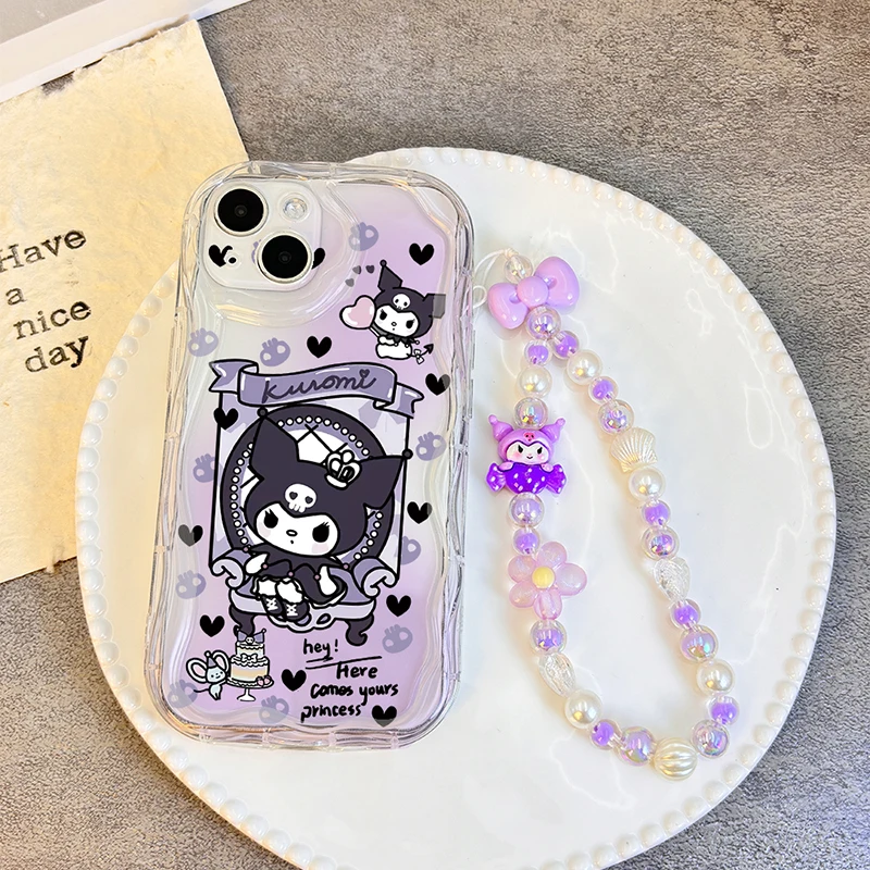 Kuromi Melody Cartoon Case For iPhone 16 15 13 Pro 14 12 11