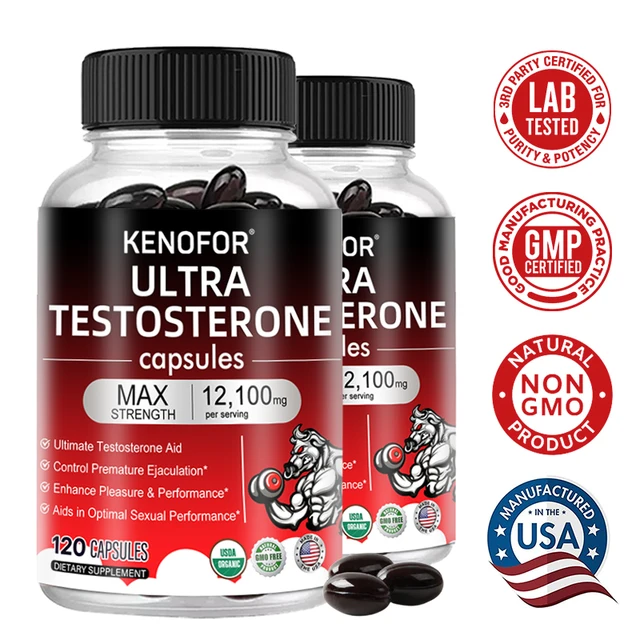 6136-521ba1.jpg Male Strength Supplement - 12100mg Per Serving, Supports Energy, Endurance and Strength, Relieves Fatigue, Increases Muscle Mass
