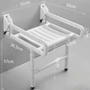 Folding Shower Bathroom Stool Quality Balance Wall Mounted Shower Chair Metal Small Metal Tamburete Ducha Bathroom Furniture 5