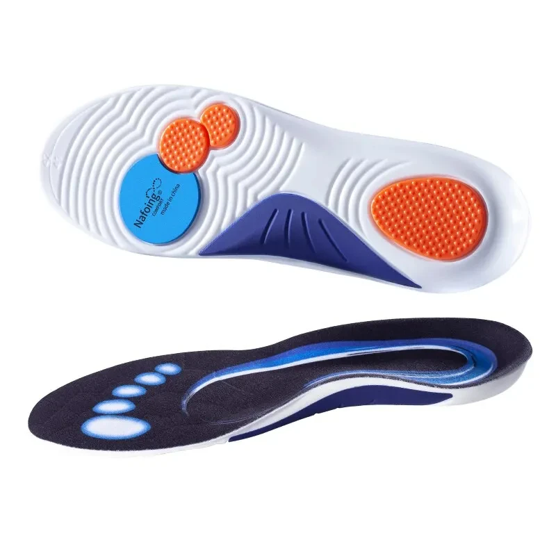 Running Shock Absorption Insoles For Feet Man Women Sport Deodorant Breathable
