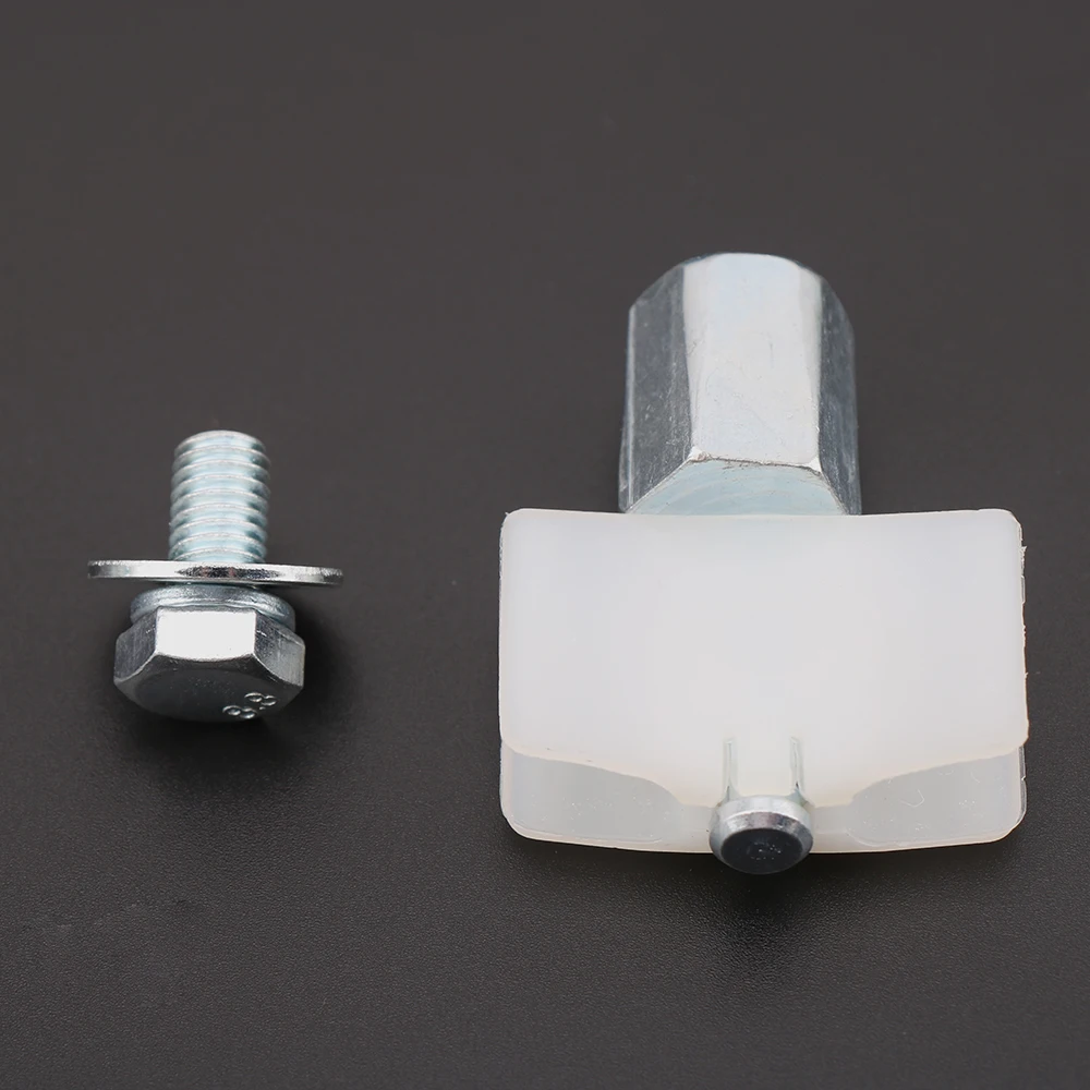 Applicable to T*yssen Elevator Door slider Landing door foot elevator parts K8 S8 height 50mm Nylon material Screw diameter M8 1pcs