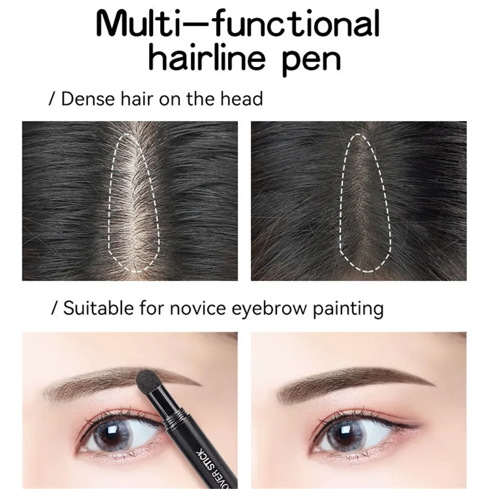 6 Colors Hair Line Shadow Powder Instantly Black Brown Root Cover Up Concealer Pen Repair Fill In Hair Line Shadow Powder Makeup hair building powder hair coloring product