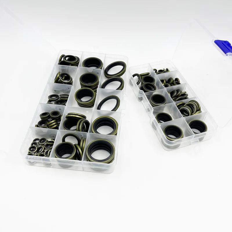 Lot Of 20 M6 Bonded Seals - Nitrile Rubber & Metal Sealing Washers For Hydraulics