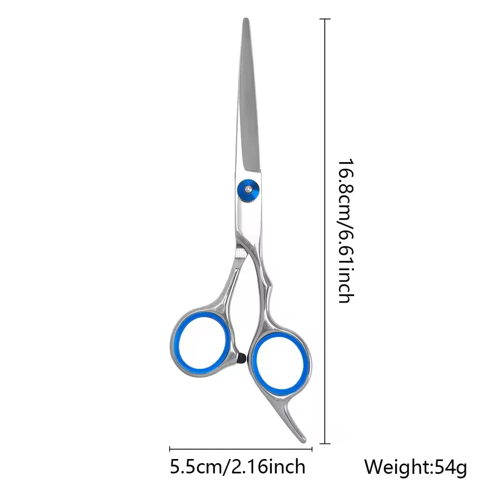 Professional Stainless Steel Hair Thinning Clipper 6 inches Hairdressing Products Haircut Trim Hairs Cutting Salon Tool