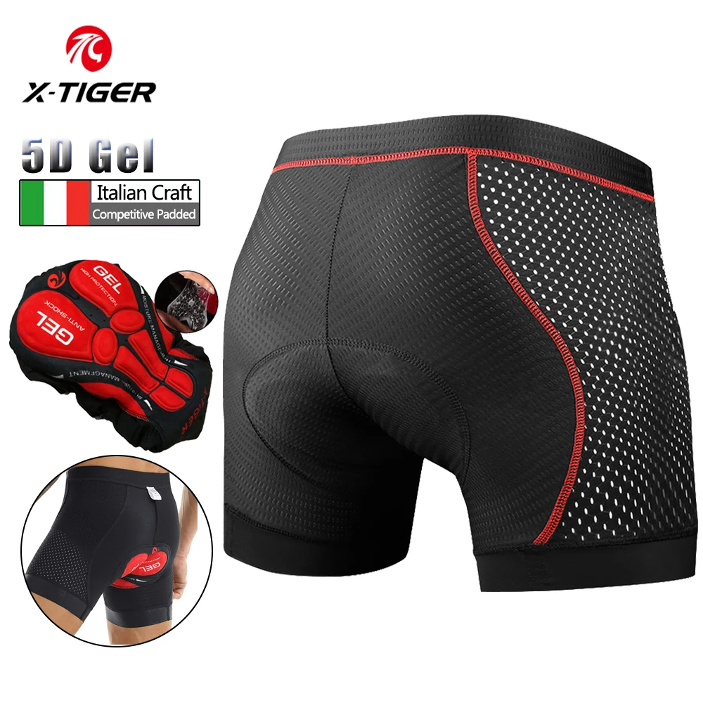 X-Tiger XM-DNK-168 Men's Padded Bike Shorts