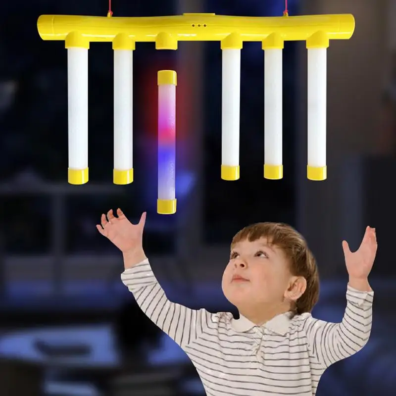 Reflex Challenge Game Reflex Game Falling Sticks Glowing In The Dark Hand Eye Coordination Training Toy With Music Educational