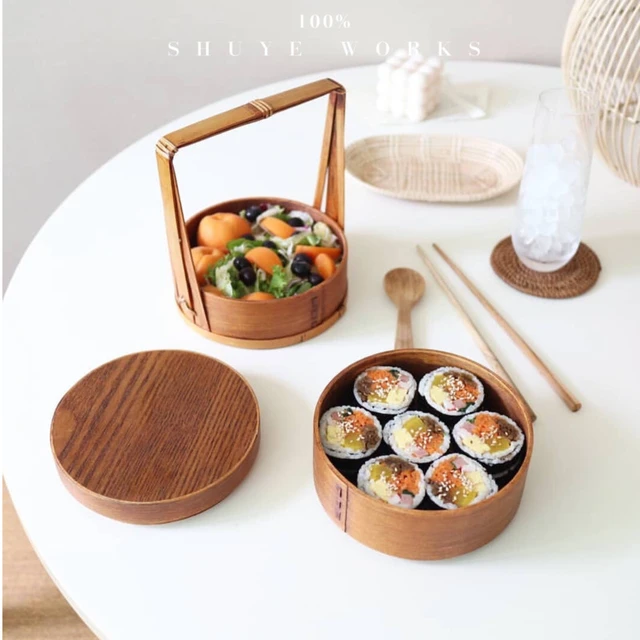 Wooden Lunch Box Set Japanese Bento Boxes Picnic Dinnerware Kit School Food  Container Sushi Case Tableware Lunchbox Food Box - AliExpress