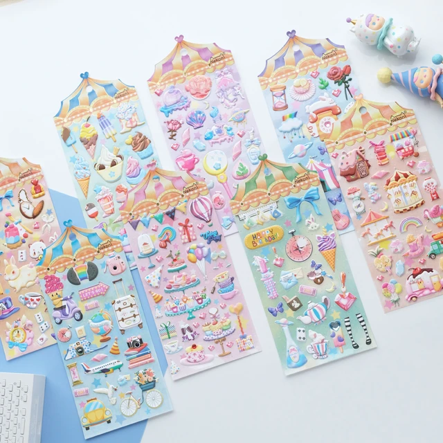 Stickers 3d Craft Scrapbooking  Bird Stickers Scrapbooking 3d - 12patterns  Love - Aliexpress