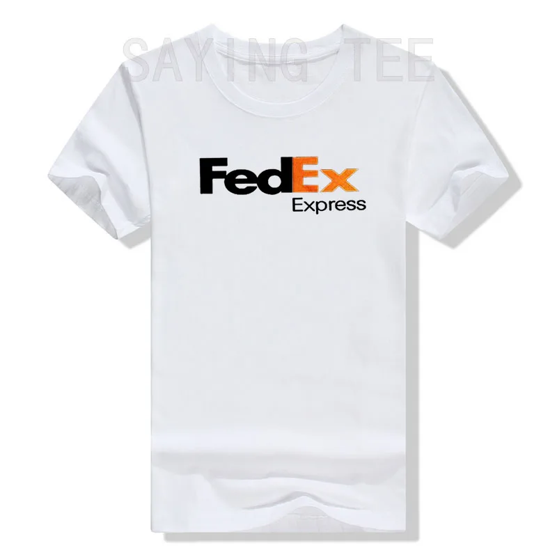 FedEx Unisex Fashion Short Sleeve Crew Neck T-Shirt Graphic Tees Casual for Men Women Funny Blouses Cotton Working Clothes Gifts