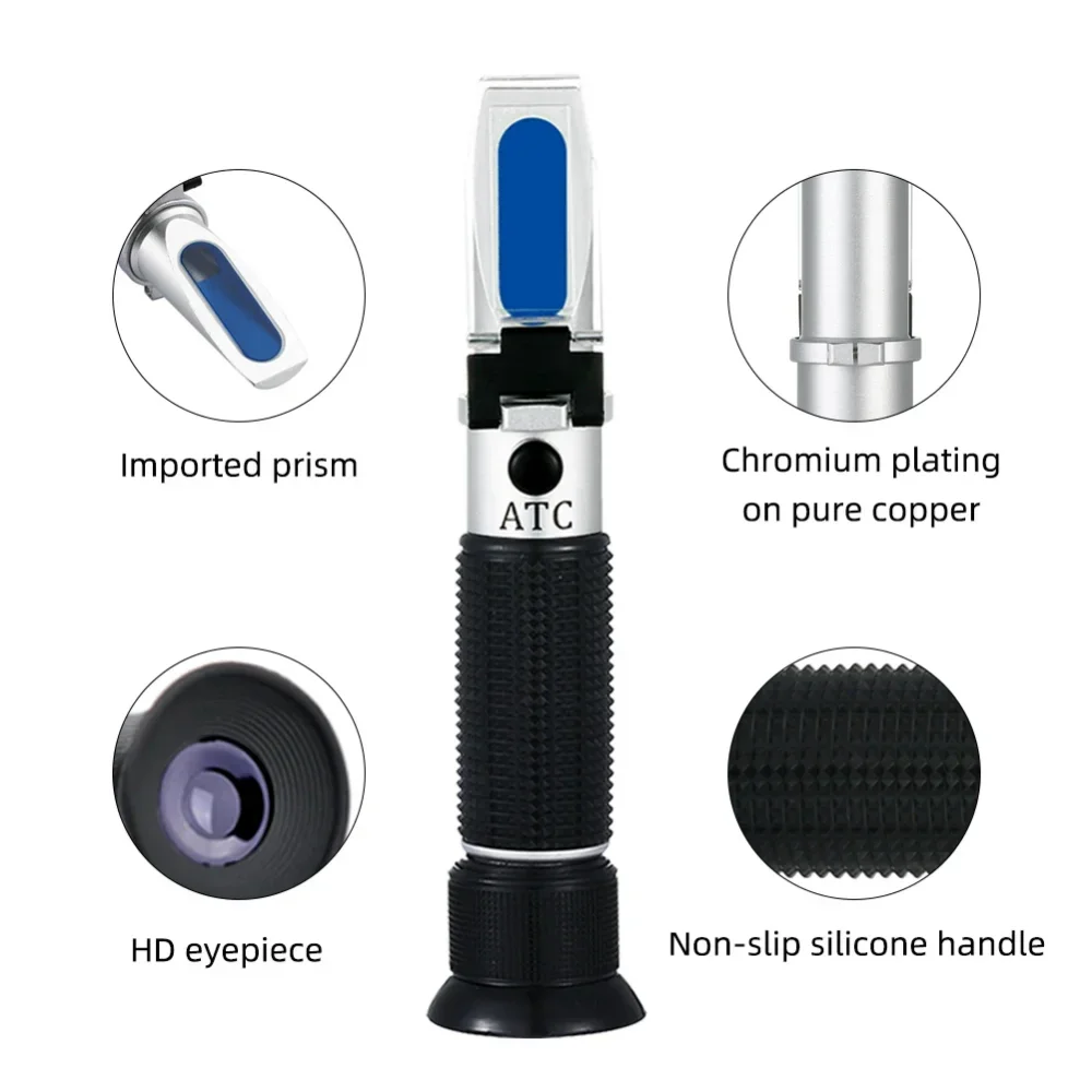 Hand Held Tester Tool 4 in 1 Engine Fluid Glycol Antifreeze Freezing Point Car Battery Refractometer Antifreeze Tester engine fluid tester