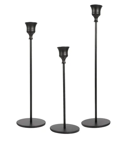 

3pcs/set Metal Candlesticks For Taper Candles European Style Candle Holders Wedding Living Room Christmas Decoration Home decor