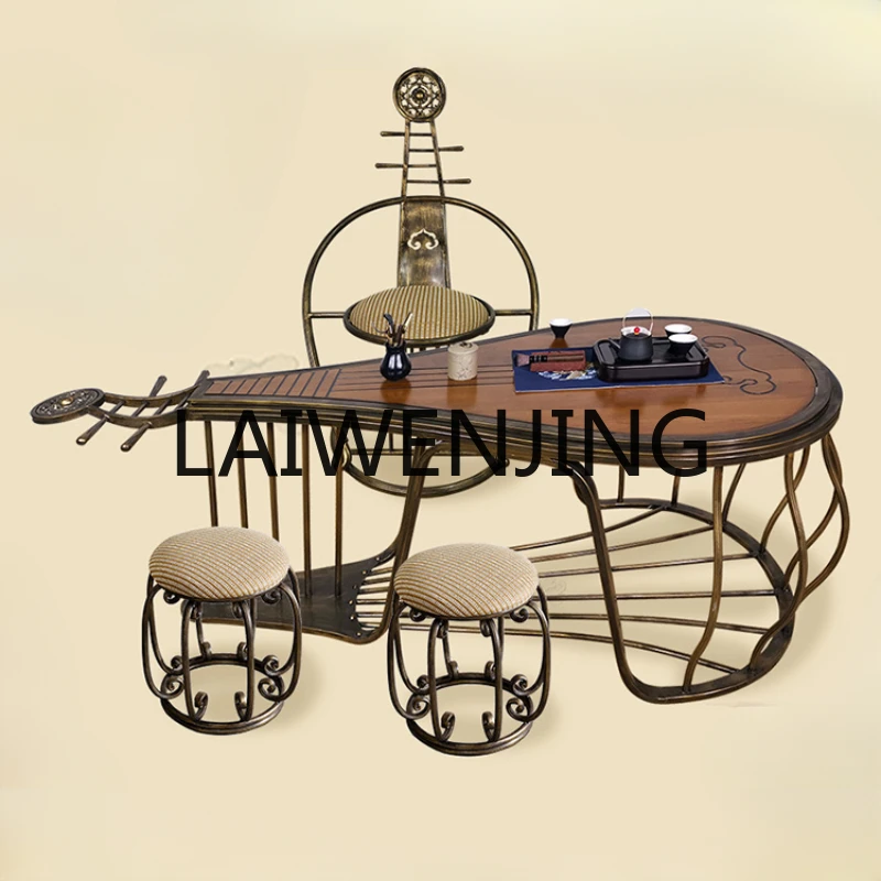 

RWJ Tea Table Zen Table and Chair Antique Furniture Balcony Small Tea Table