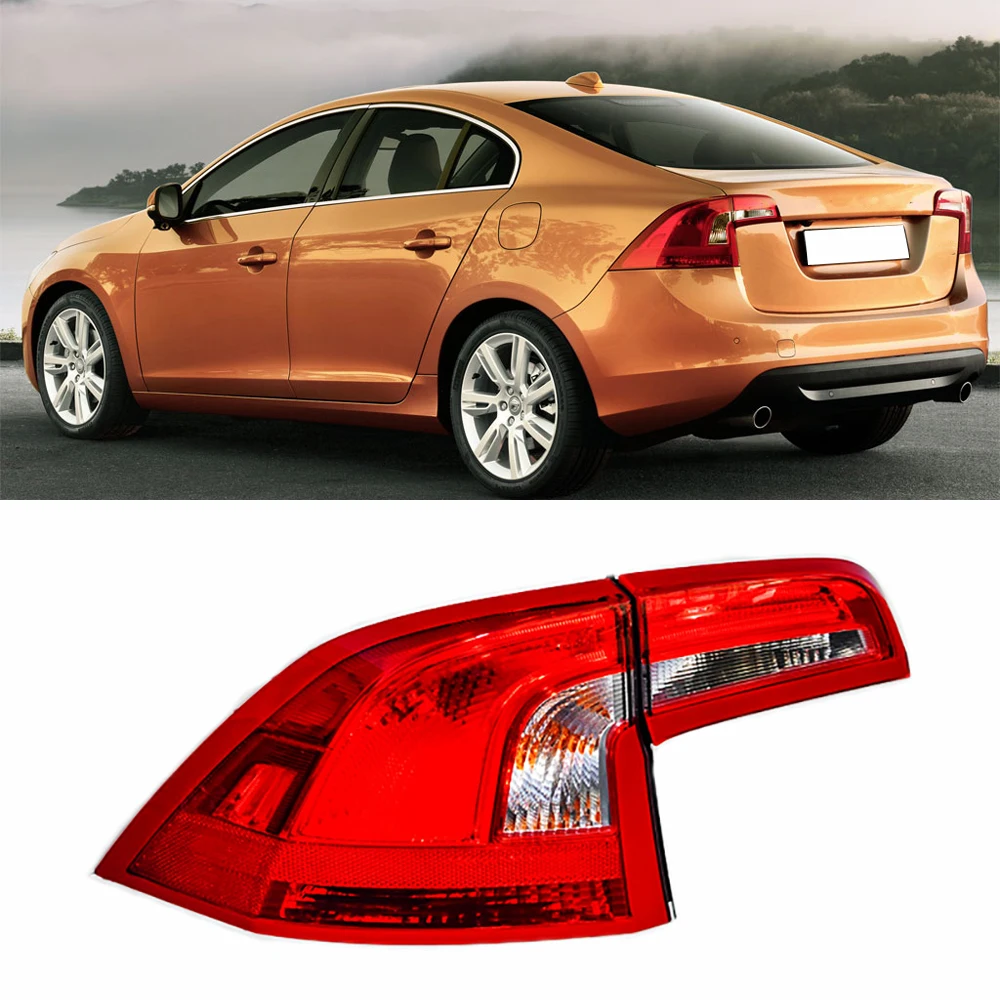 Car Rear Tail Light Taillight Housing Brake Lamp For Volvo S60 S60l