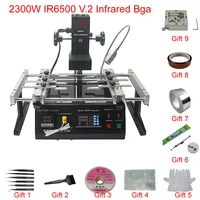 Solder Station LY IR6500 V.2 Bga Machine 2300W Infrared Rework 2 Zones BGA Welding Machine PC410 1