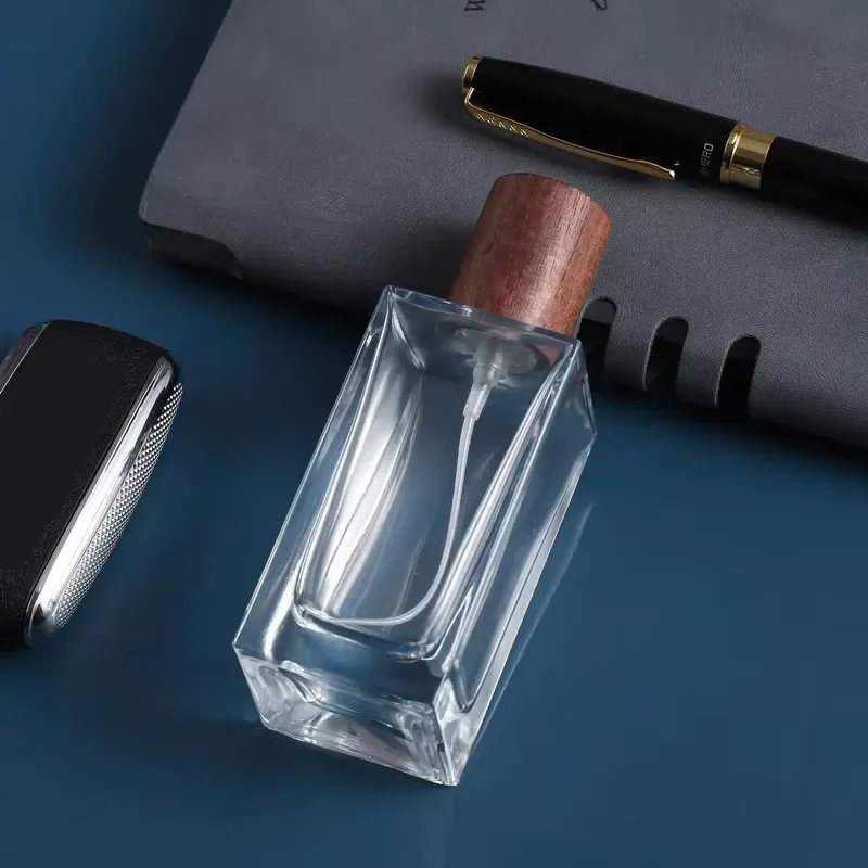 30ml & 50ml Refillable Flat Square Glass Perfume Bottles – Portable Travel Cosmetic... - SKU CBGS1221 - UGI Packaging