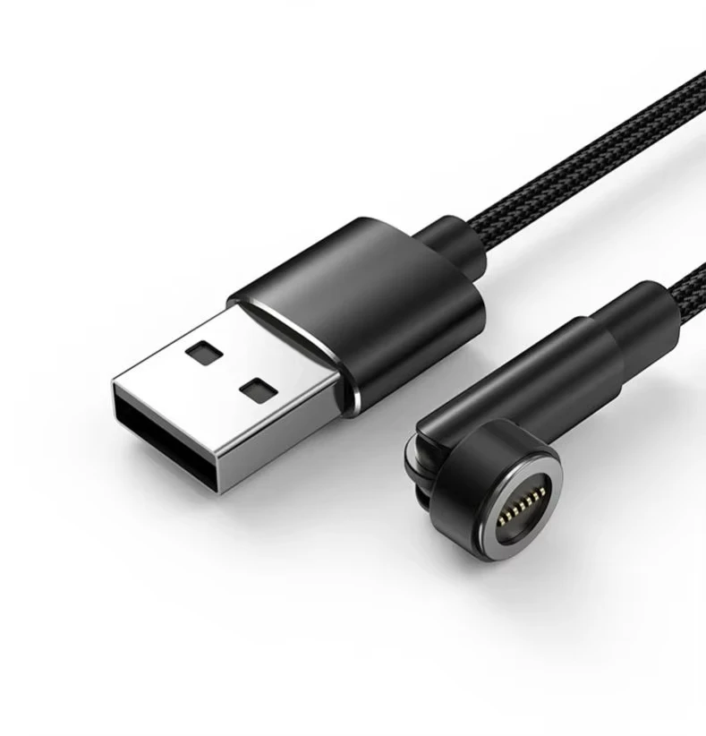 Magnetic 5A USB Phone Charger Cable with Type C and Micro USB Connections