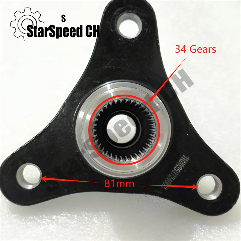 Rear Axle Differential Flange 81mm 34 Gears for BMW 520 525 530 730 750 760 F02 F10 F18 2008-Car Accessories