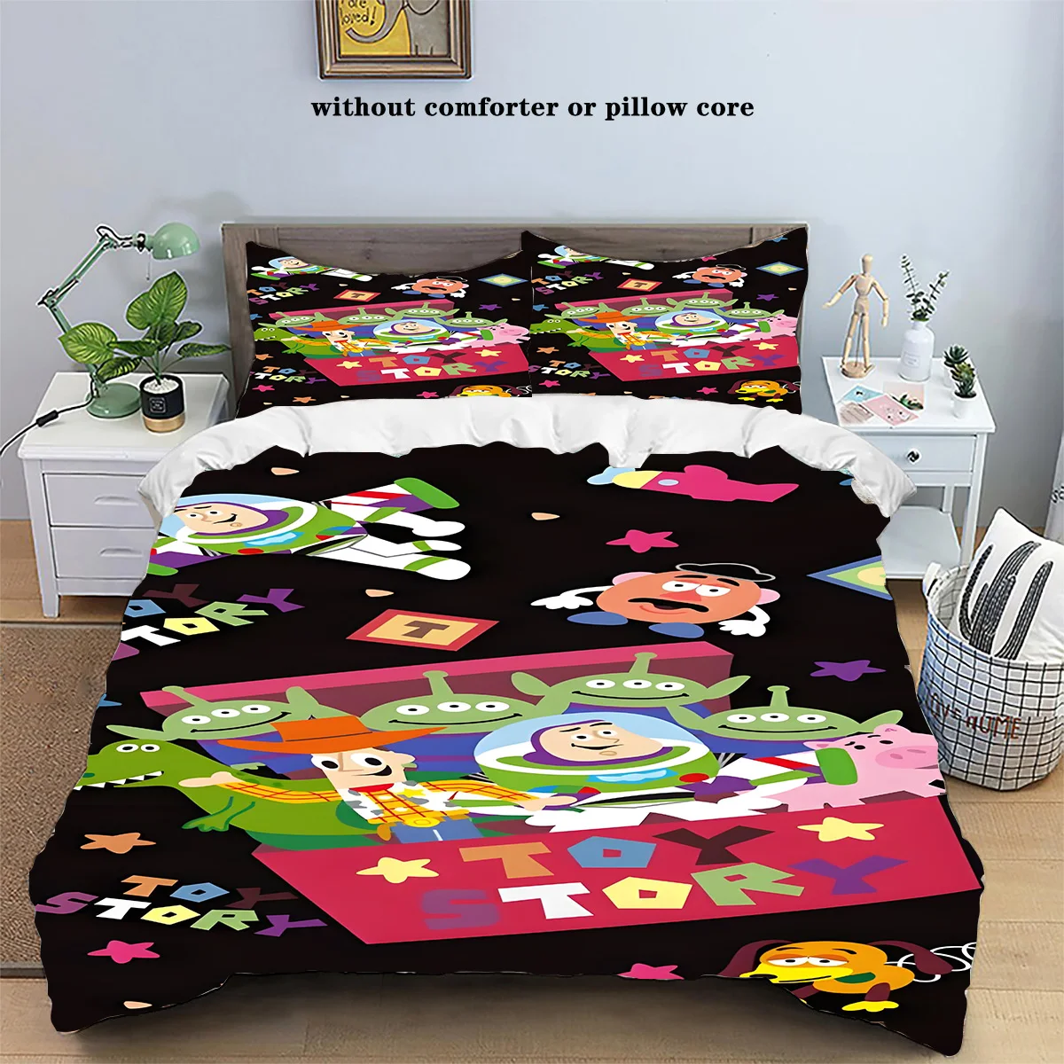 New Design Toy Story Bedding Sets Buzz Lightyear Woody Comforter Cover Bed Cover Duvet Cover Pillow Case 2-3 Pieces Sets 6