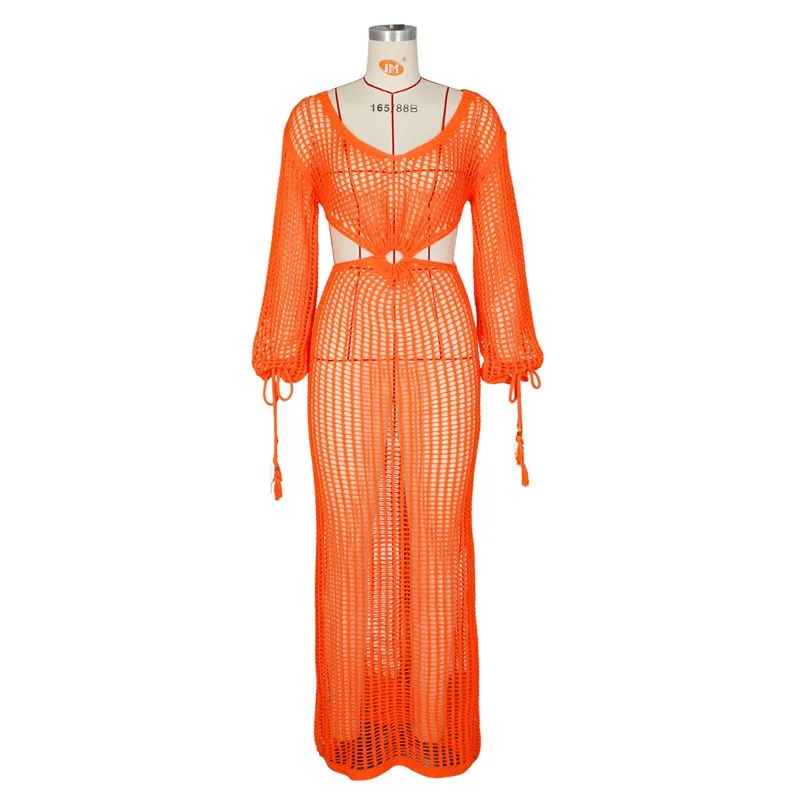 Hollow Out Maternity Photography Dress Full Sleeve Photo Shoot Dress Sexy Pregnancy Long Dress Summer Bikini Cover Dress