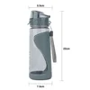 500ml Portable Sports Water Bottle Plastic Outdoor Gym Travel Drinks Mugs Clear Leakproof Drinking Bottle Water Bottles 6