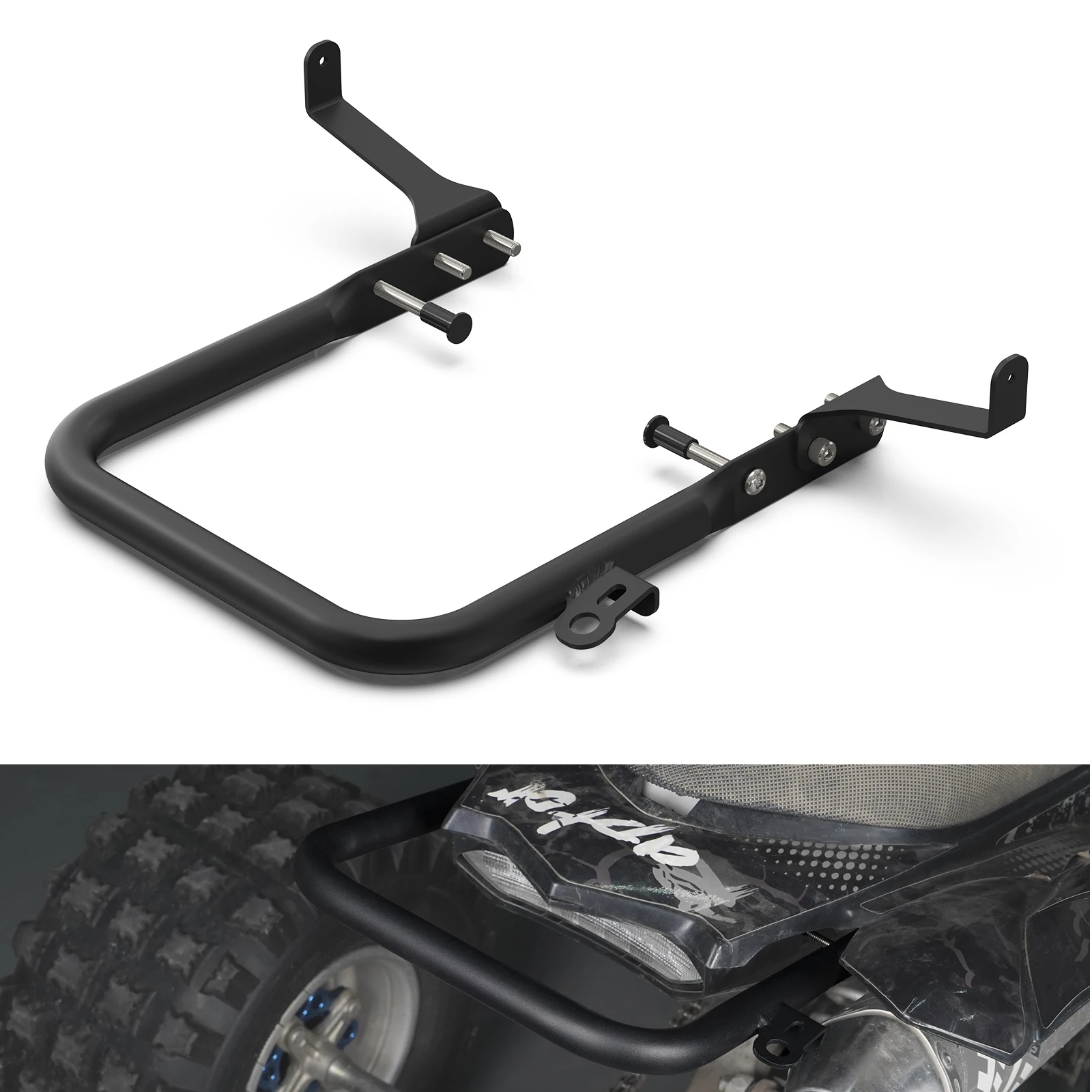 For Yamaha Raptor 700R 2011-2023 SE 14-23 Quad Grab Bar Brackets Rear Bumper Raptor 700 2006-2023 Strength Durability ATV Parts