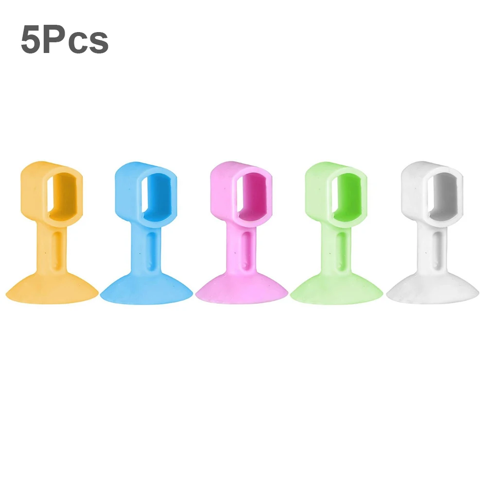 Door Stopper Baby Safety Protector Guard Silicone Wall Protector Anti-Collision Stops Punch free O Shape 5pcs/set For Bathroom