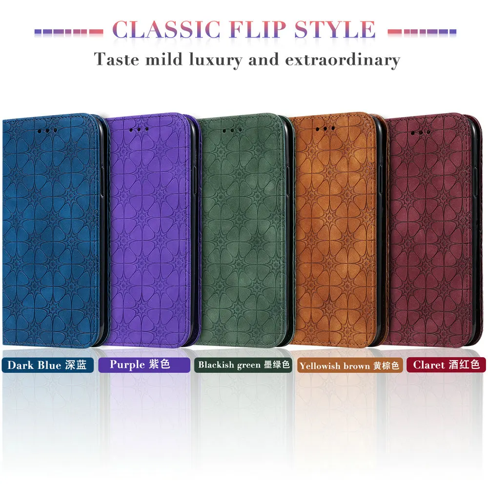 Nuovo Stile Flip Case Emboss Leather Magnet Book Shell Per Samsung A50 Case Samsung Galaxy A04S A52S A30 A13 A10 A30S 30 A 50 S Wa