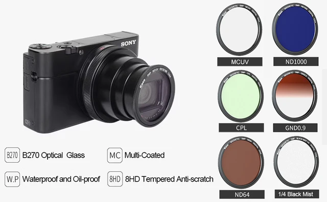 Kase 67mm Mist Filter Kase Wolverine Magnetic Black Mist 1/4