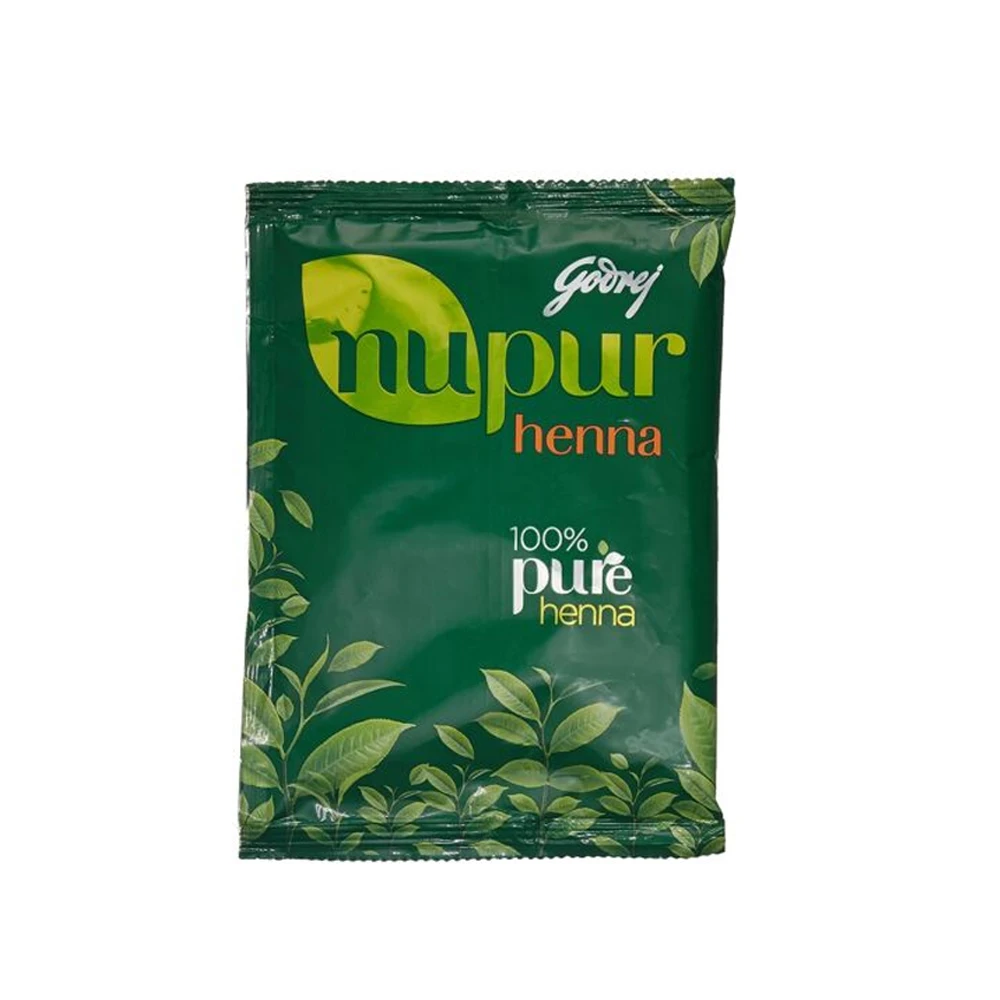 

India Nupur 100% Pure Henna Mehndi Mehandi Mehendi Powder Natural Hair Colour Plant Dye Hair Care Powder Covers White Hair 500g