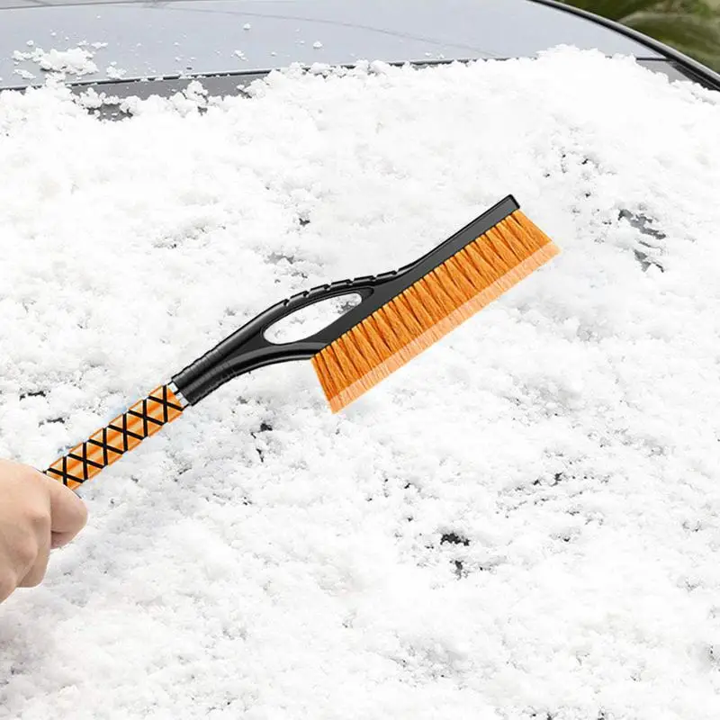 Snow Remover For Cars Cleaning Brush Car Scraper Snow Shovel Window Deicer Ergonomic Grip Remover Car Brush Extendable