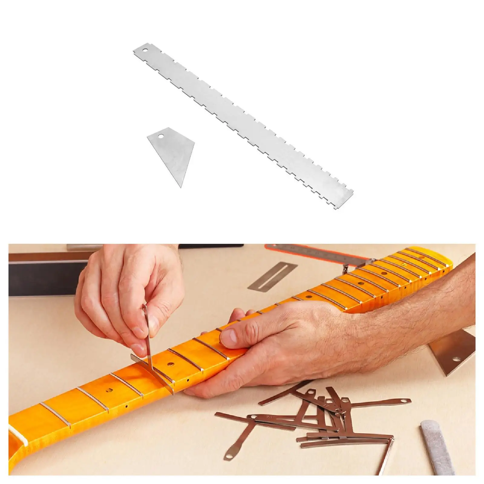 Borda-reta-e-Fret-Rocker-String-Altura-Gauge-Tools-Luthiers-leves-para ...