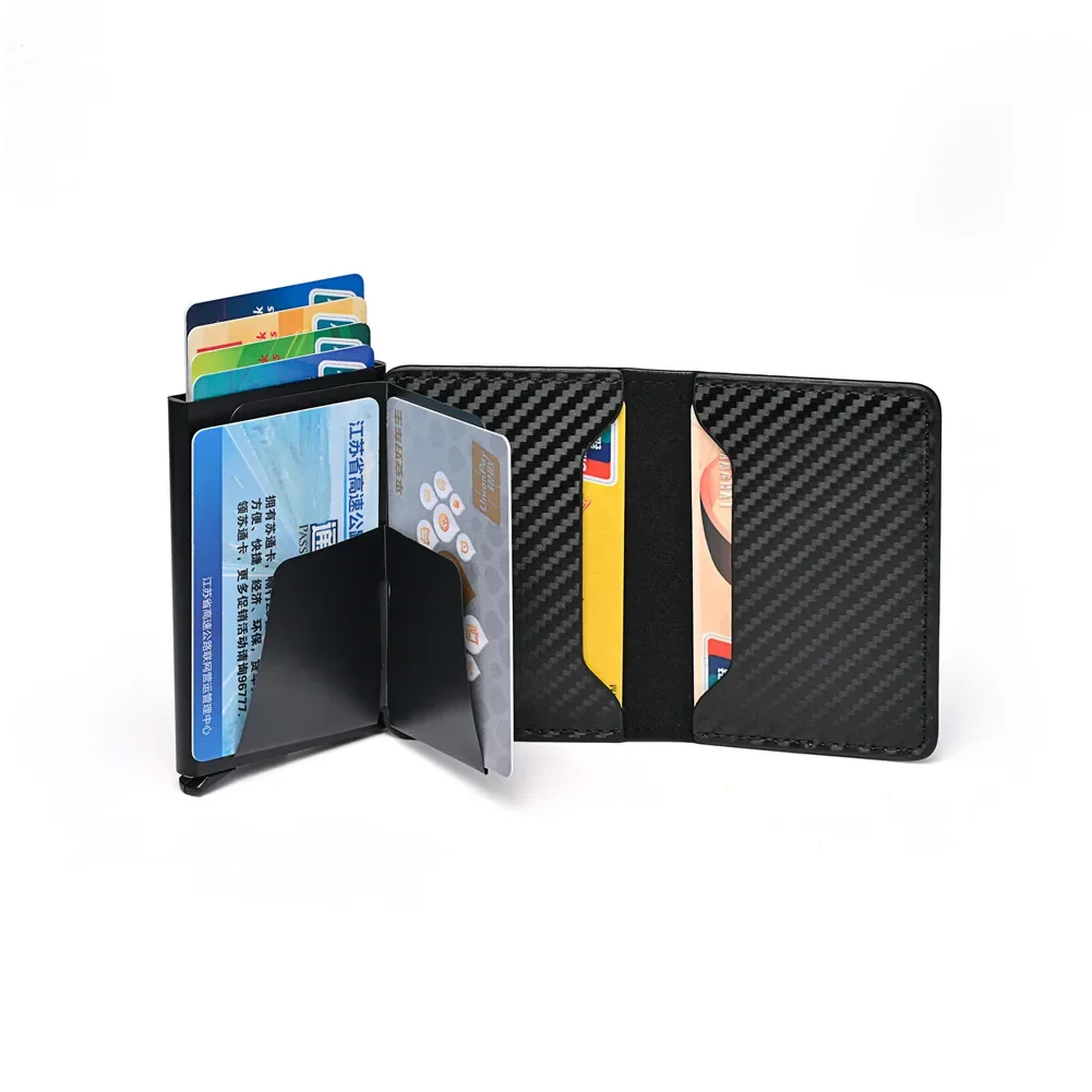 Credit card holder Anti Thief Rfid Credit Card Holder Case Smart Minimalist Wallet Pocket Men Women Slim Cardholder Bank Cash Creditcard Bag Purse