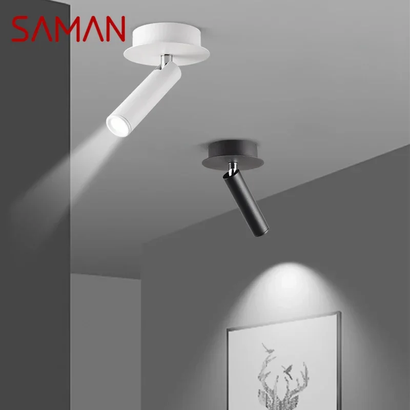 

SAMAN Contemporary Ceiling lamp Nordic Living Room Bedroom Lamp Art Hotel Corridor Hallway LED Lamp