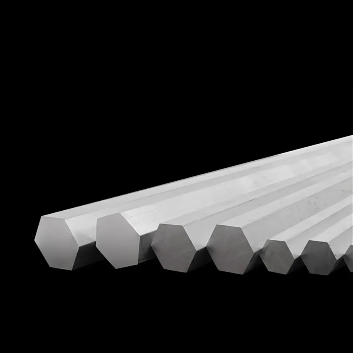 Sechskantstab aus 6061-Aluminium, 4–38 mm AF, Länge 500 mm, massiver Sechskantstab für die CNC-Bearbeitung – Detail 4