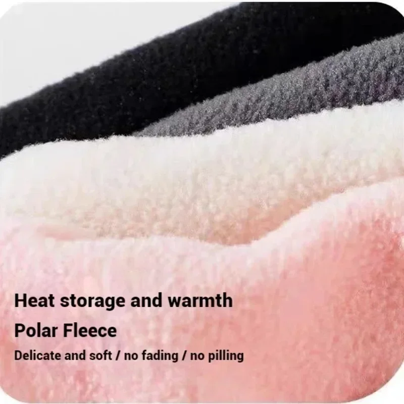 1Pcs Unisex Winter Balaclava Knit Hood - Windproof Mask with Drawstring, Motorcycle Riding Headgea Warm Knitted Cap Cold Weather