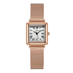 Office Fashion Watch for Women Luxury Simple Watch Case Female Wristwatch Birthday Gift for Lady Casual Stainless Steel Clock