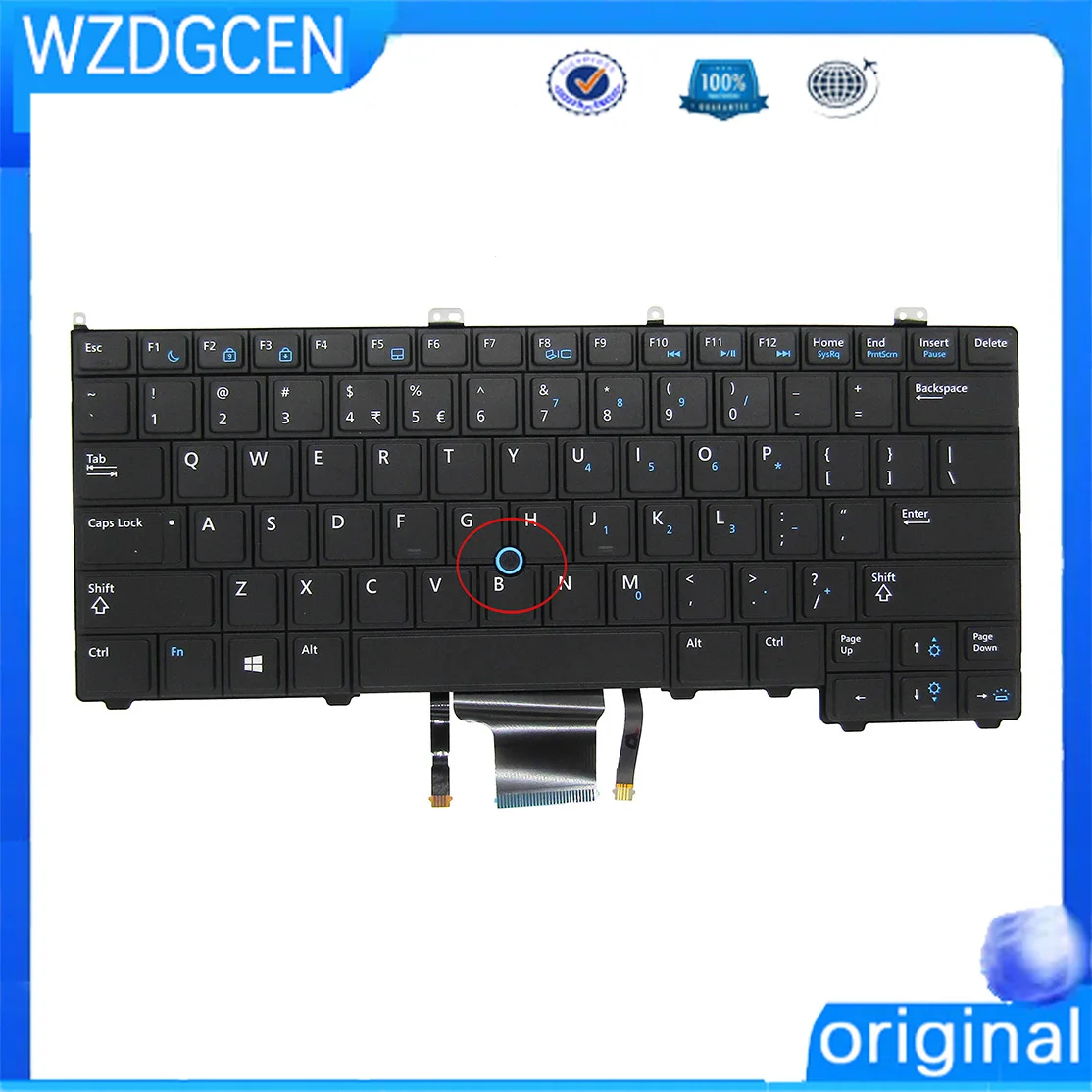 

NEW Keyboard for DELL latitude 12 7000 E7440 E7420 E7240 Laptop 01VC20 081N71