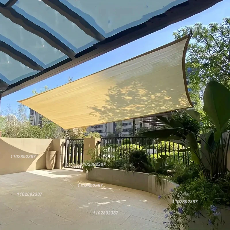 Sun Shade Sail Sunshade Net 85% Shading HDPE Beige Sunshade Net for Garden Plant Shed UV Protection