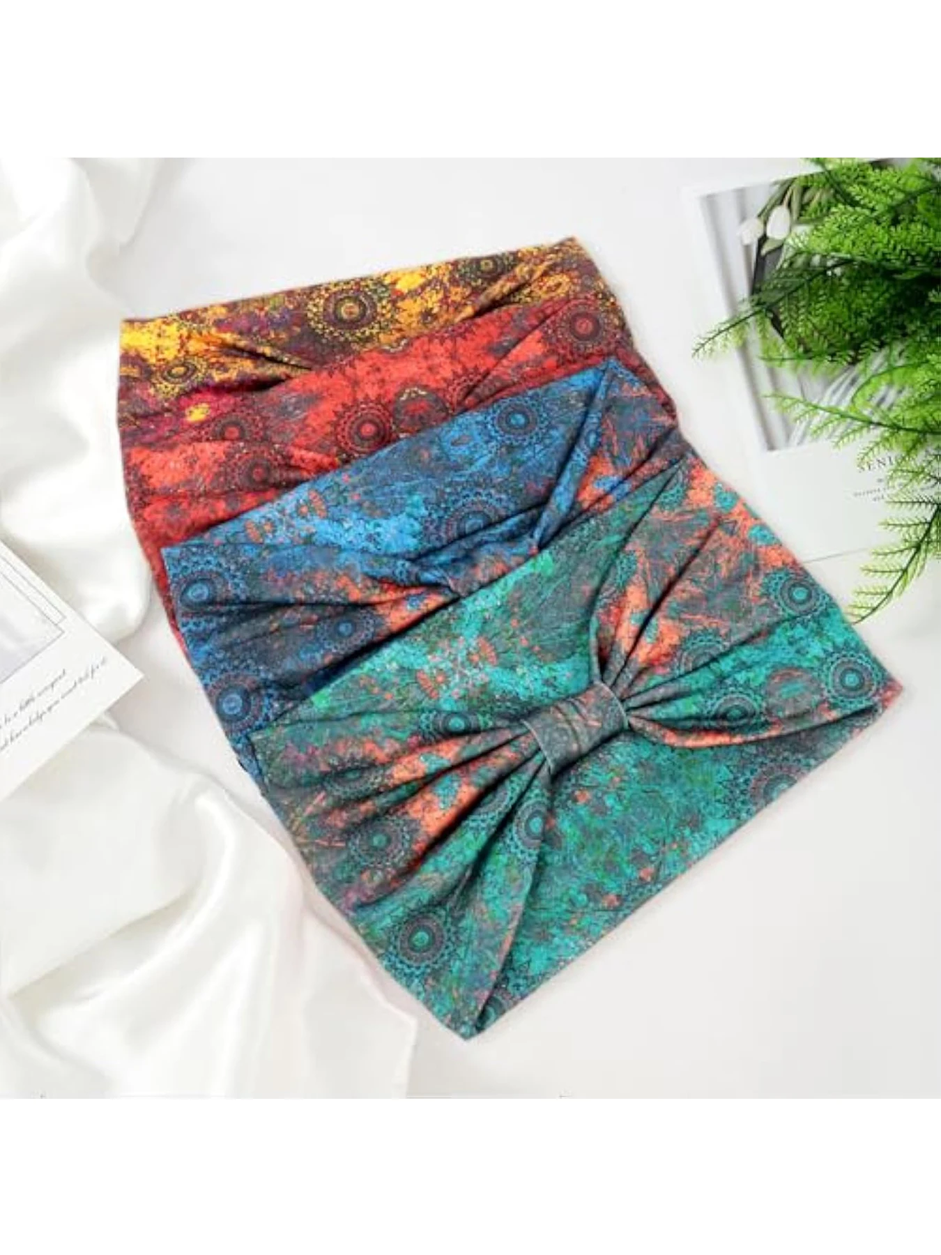 Boho Chic Women's Soft Elastic Headband – Stylish Hair Accessory