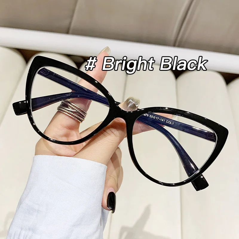 New fashion retro cat eye anti-blue glasses frame European and American personality trend women's glasses anti blue light glasses eyewear frames women glasses fashion eyeglasses