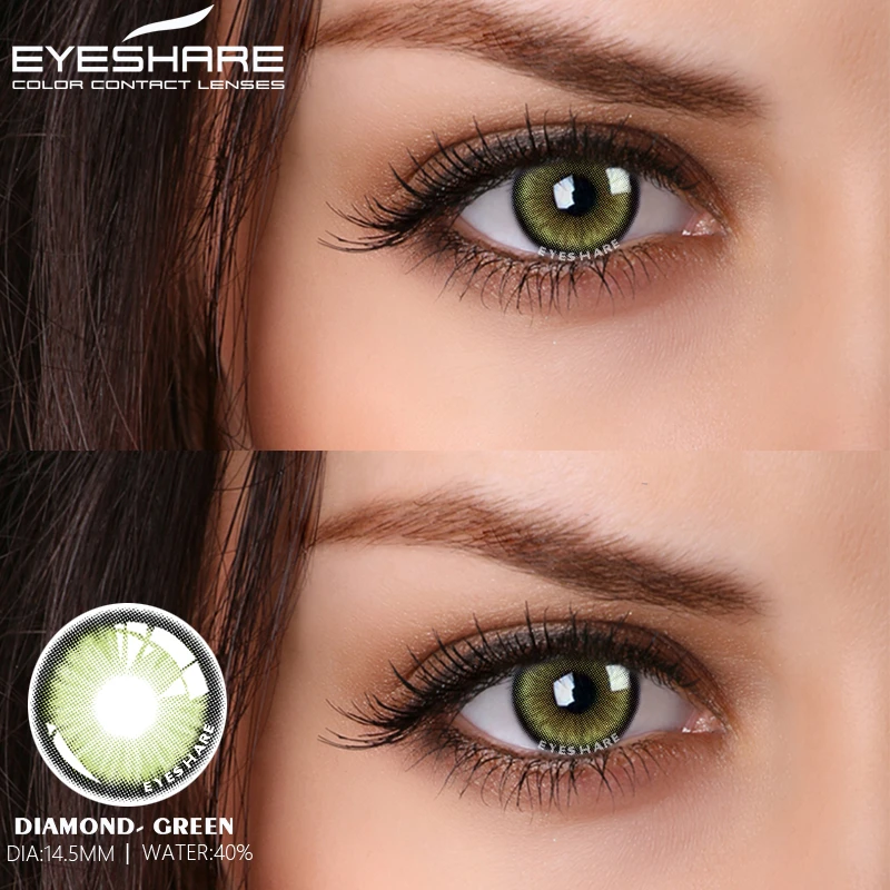 Pro Series Green Colored Contacts