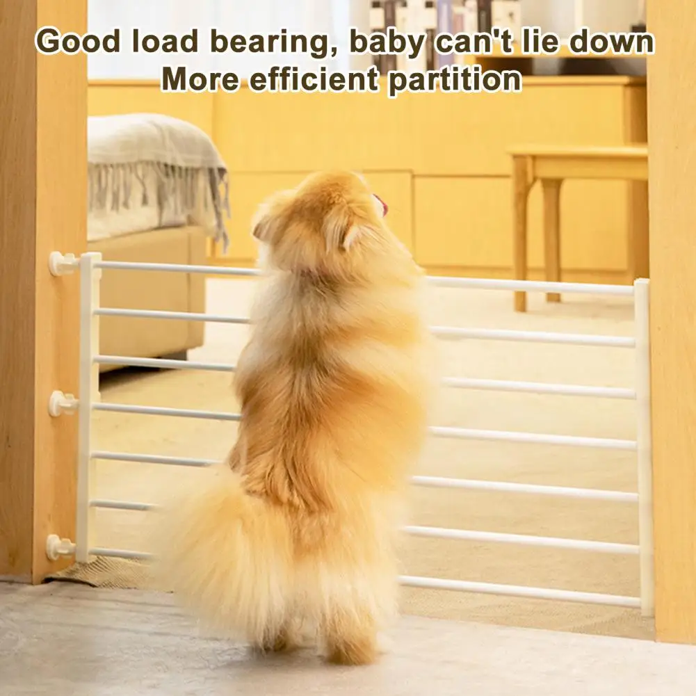 No Drilling Indoor Dog Gate Expandable Pet Isolation Gate Extra Wide Small Medium Dog Cat Retractable Doorway Step-Over Fence