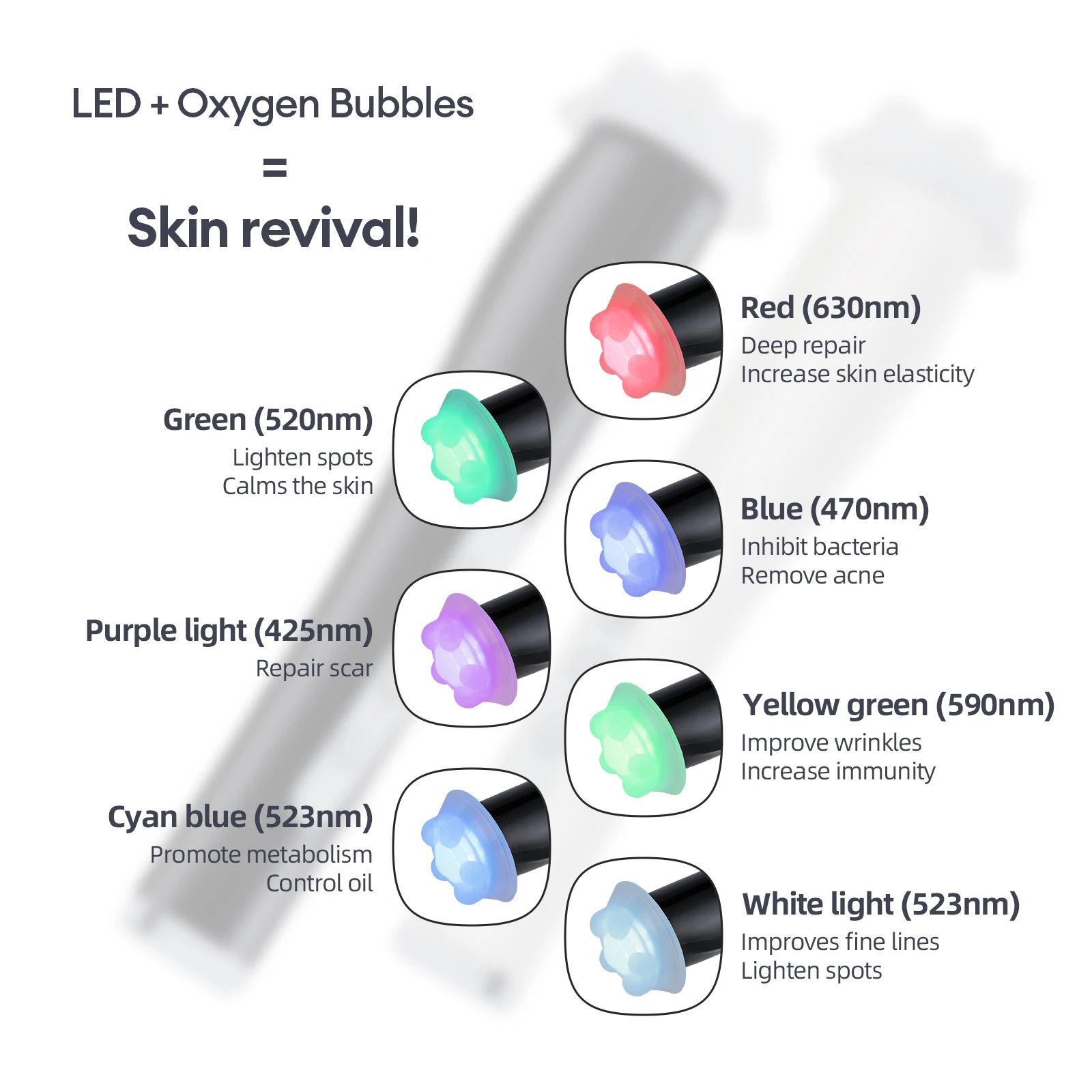 Oxygen Bubble Pen CO2 Oxygen Portable Facial Machine CO2 Gel Facial Skin Care Device Facial SPA CO2 Bubble Oxygen Beauty Machine 6