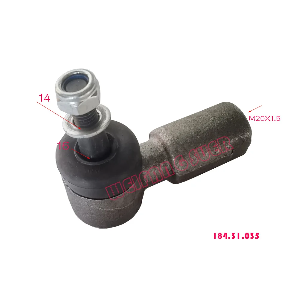 184.31.035 , hydraulic steering cylinder joint for Jinma JM184 - JM284 ...