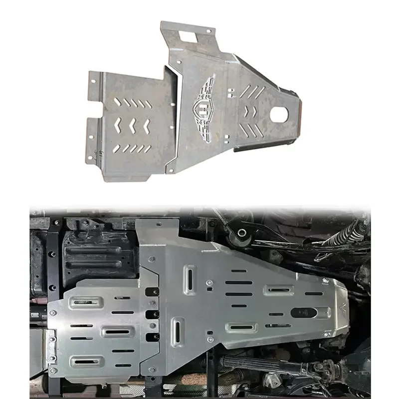 Wrangler JL underchassis protection plate modified Gladiator engine sand baffle