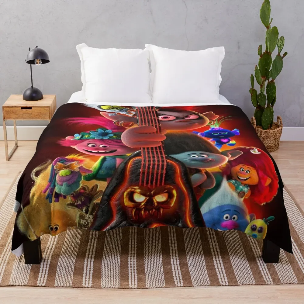 Trolls World Tour (2020) Coperta Da Tiro Per Coperte Softest Per Divani