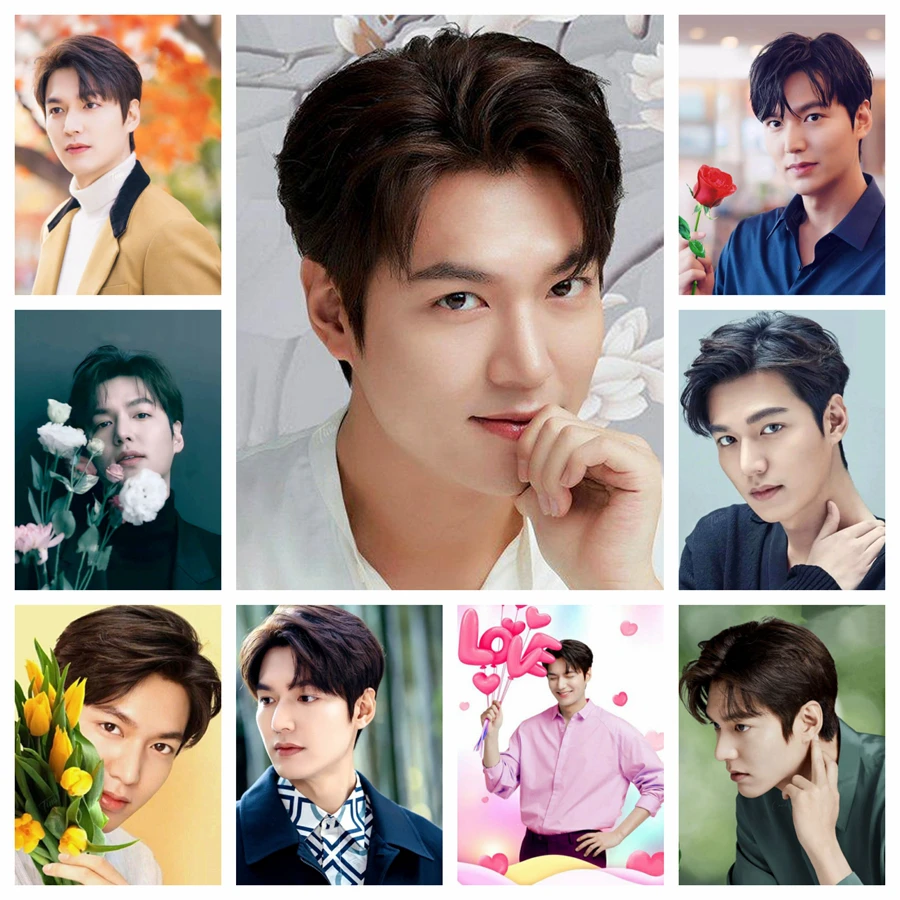 Diamond Painting 5D Lee Min Ho Korean Actor Famous Drama Star Portrait Crystal Cross Stitch Mosaic Home Decor Gift